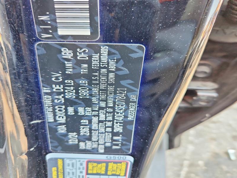 63189126 :رقم المزاد ، 3KPFT4DE4SE078421 vin ، 2025 Kia K4 مزاد بيع