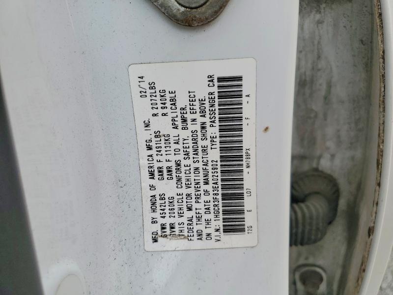 Aukcja sprzedaży 2014 Honda Accord, vin: 1HGCR3F83EA025902, numer aukcji: 61232336