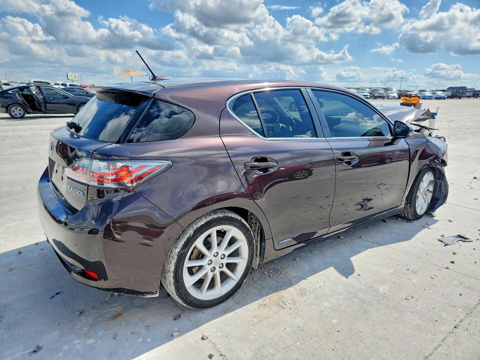 60679046 :رقم المزاد ، JTHKD5BH7C2090090 vin ، 2012 Lexus Ct مزاد بيع