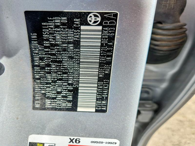61060336 :رقم المزاد ، 5YFBURHE8HP658328 vin ، 2017 Toyota Corolla مزاد بيع