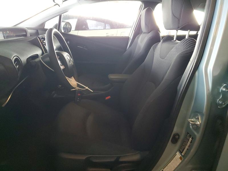 62002066 :رقم المزاد ، JTDKBRFUXH3567618 vin ، 2017 Toyota Prius مزاد بيع