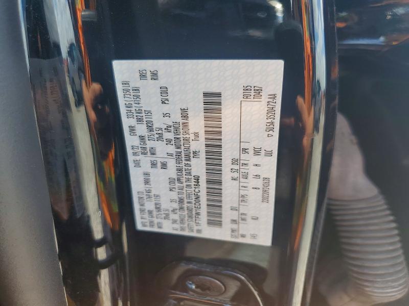 Aukcja sprzedaży 2022 Ford F150, vin: 1FTFW1ED0NFC18440, numer aukcji: 59616116