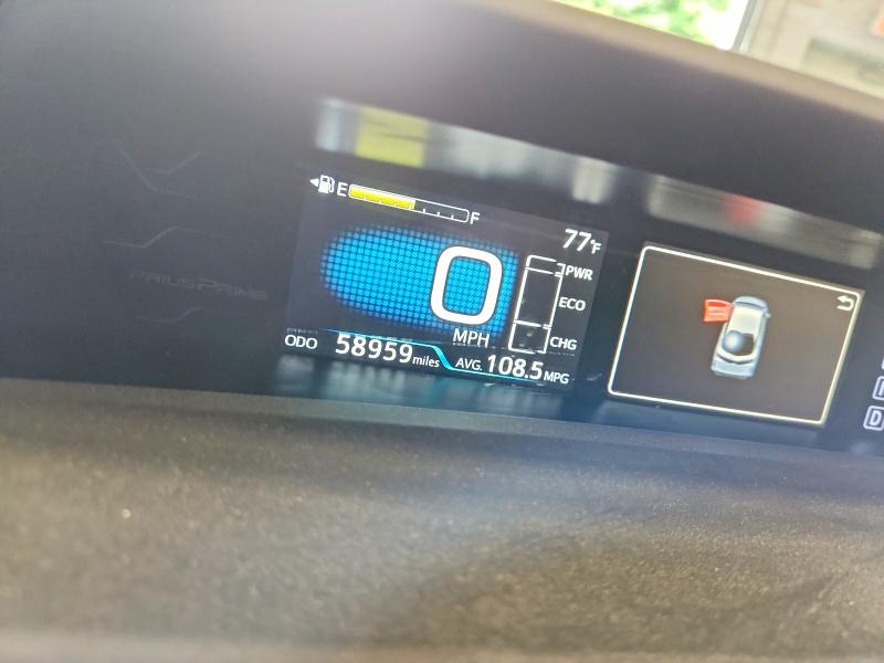 61577706 :رقم المزاد ، JTDKARFP8J3081683 vin ، 2018 Toyota Prius Prime مزاد بيع