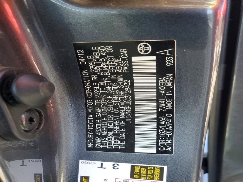Продажа на аукционе авто 2012 Toyota Prius V, vin: JTDZN3EU8C3128432, номер лота: 59620136