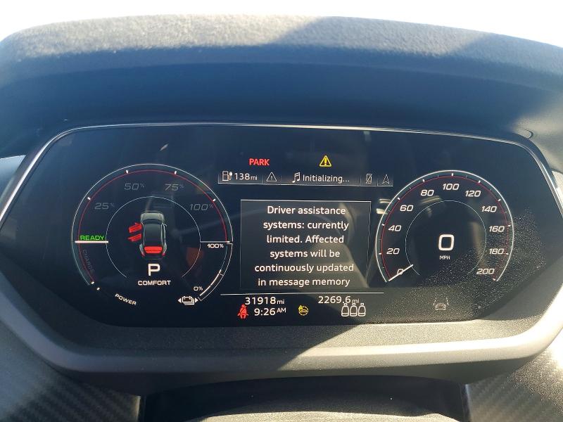 2022 Audi Rs E-tron Gt მანქანა იყიდება აუქციონზე, vin: WAUAHBFW1N7904441, აუქციონის ნომერი: 61954506