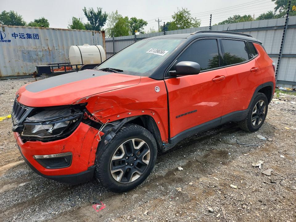 2017 Jeep Compass მანქანა იყიდება აუქციონზე, vin: 3C4NJDDB2HT667060, აუქციონის ნომერი: 61139656