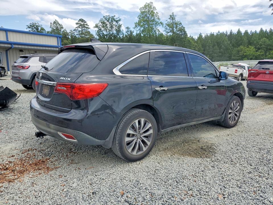 61541166 :رقم المزاد ، 5FRYD3H42FB003670 vin ، 2015 Acura Mdx مزاد بيع