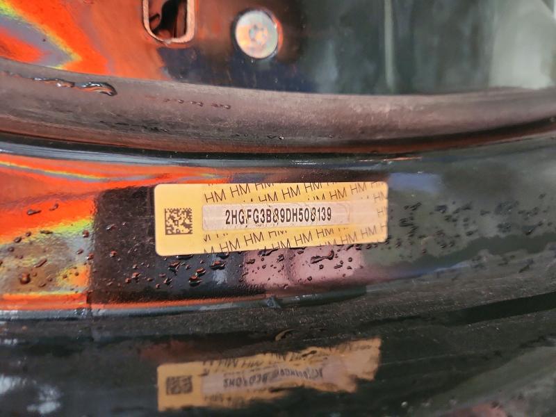 Aukcja sprzedaży 2013 Honda Civic, vin: 2HGFG3B89DH508139, numer aukcji: 61959256