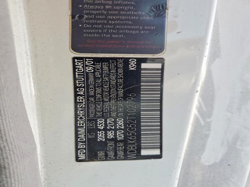 Продажа на аукционе авто 2002 Mercedes-benz Clk, vin: WDBLK65G52T102796, номер лота: 61153496