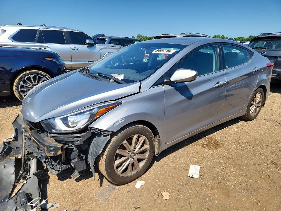 2015 Hyundai Elantra მანქანა იყიდება აუქციონზე, vin: KMHDH4AE4FU297735, აუქციონის ნომერი: 59587306