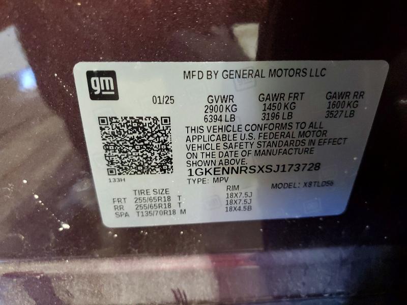 Aukcja sprzedaży 2025 Gmc Acadia, vin: 1GKENNRSXSJ173728, numer aukcji: 60567616