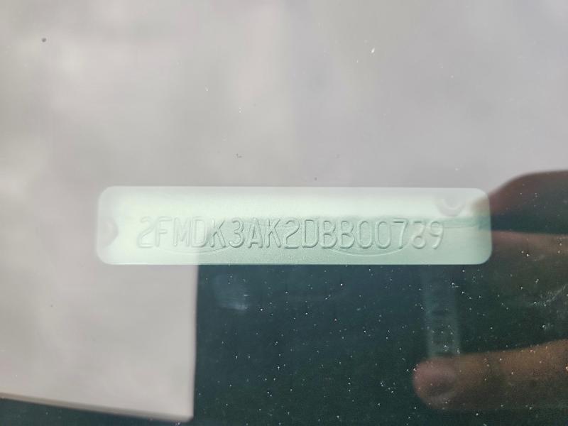 61303896 :رقم المزاد ، 2FMDK3AK2DBB00789 vin ، 2013 Ford Edge مزاد بيع