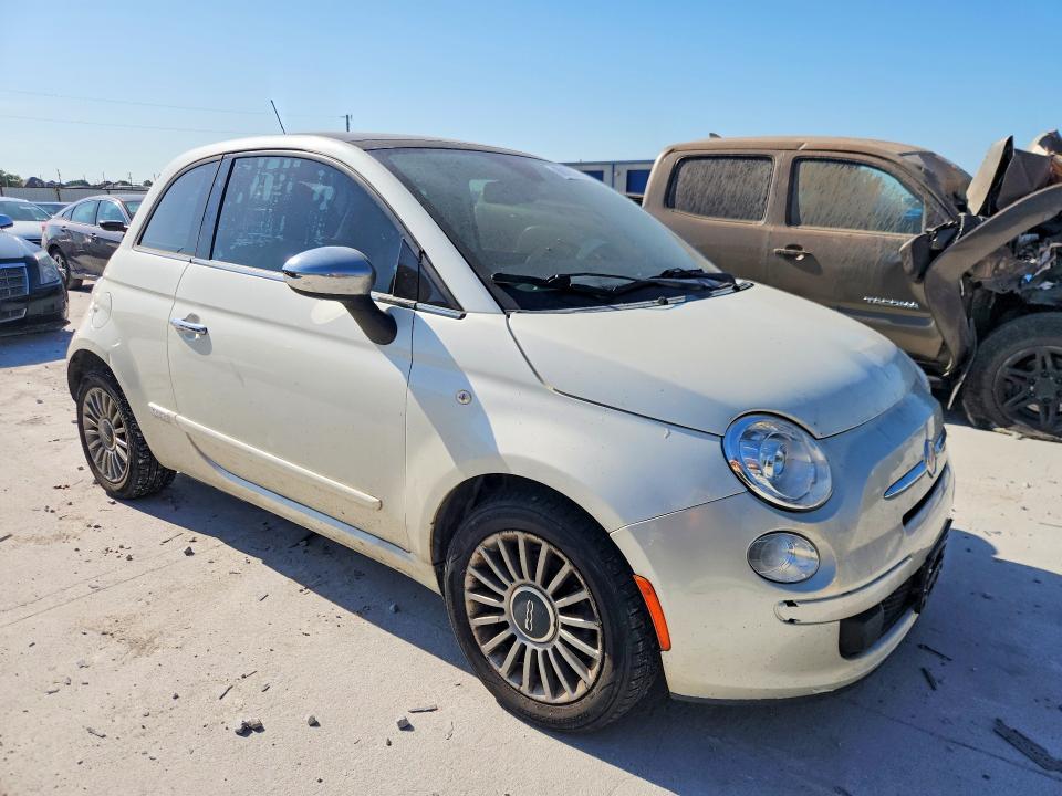 60192006 :رقم المزاد ، 3C3CFFCR6CT118641 vin ، 2012 Fiat 500 مزاد بيع