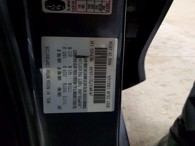 Aukcja sprzedaży 2014 Mazda 3, vin: JM1BM1K75E1149499, numer aukcji: 61631486