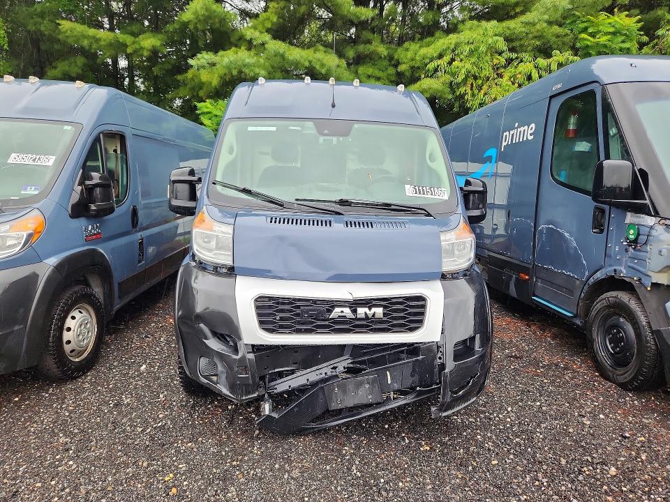 Продажа на аукционе авто 2021 Ram Promaster 3500, vin: 3C6MRVJG8ME562152, номер лота: 61115186