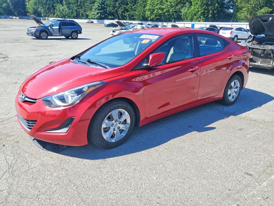 61401246 :رقم المزاد ، KMHDH4AE1GU526566 vin ، 2016 Hyundai Elantra مزاد بيع