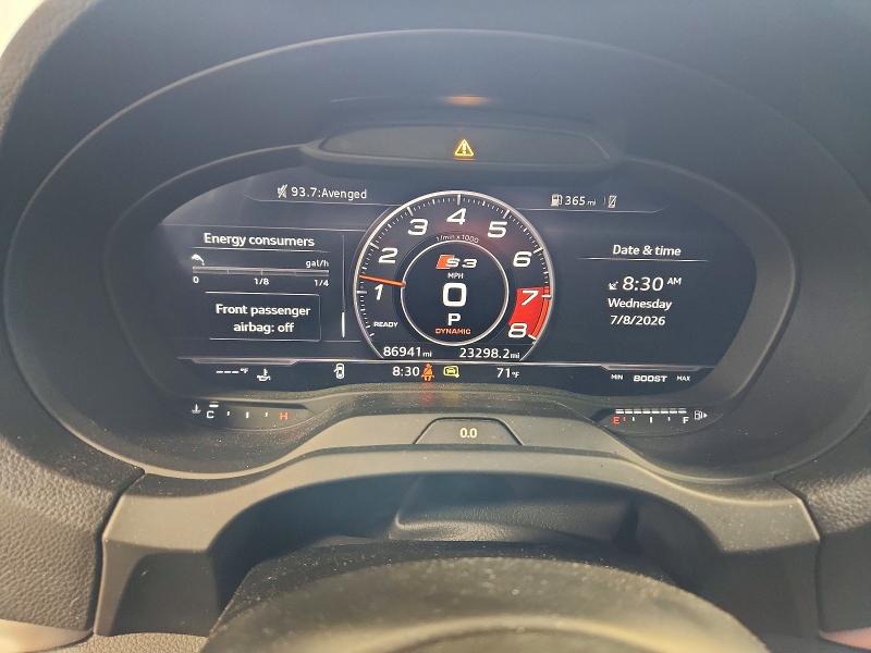 59794126 :رقم المزاد ، WAUB1GFF7J1033869 vin ، 2018 Audi S3 مزاد بيع