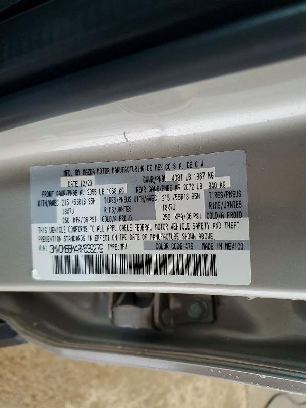Aukcja sprzedaży 2024 Mazda Cx-30, vin: 3MVDMBBM4RM639279, numer aukcji: 61505716