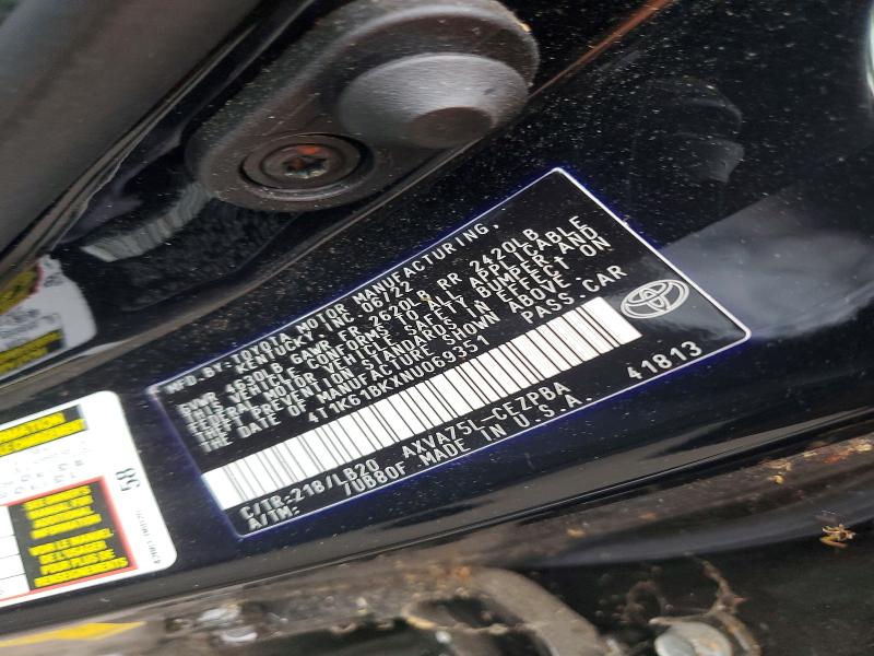 60973966 :رقم المزاد ، 4T1K61BKXNU069351 vin ، 2022 Toyota Camry مزاد بيع