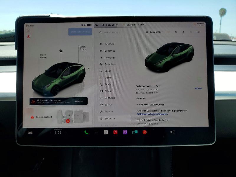 Aukcja sprzedaży 2024 Tesla Model Y, vin: 7SAYGAEEXRF009718, numer aukcji: 63420026