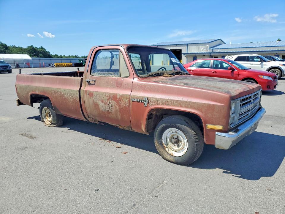 61190836 :رقم المزاد ، 2GCCC14H5G1158083 vin ، 1986 Chevrolet C10 مزاد بيع