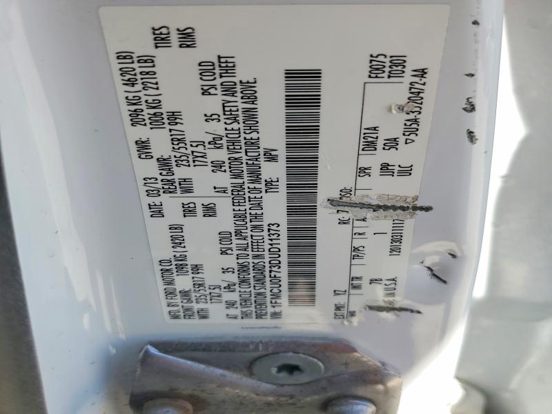 Продаж на аукціоні авто 2013 Ford Escape, vin: 1FMCU0F73DUD11373, номер лоту: 63175126