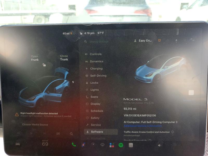 Продажа на аукционе авто 2021 Tesla Model 3, vin: 5YJ3E1EA1MF052136, номер лота: 61953996