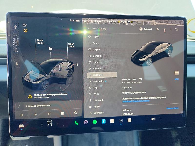 Продаж на аукціоні авто 2025 Tesla Model 3, vin: 5YJ3E1EA3SF980608, номер лоту: 63026016