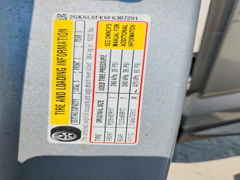 Aukcja sprzedaży 2015 Gmc Terrain, vin: 2GKALSEK6F6307291, numer aukcji: 62854136