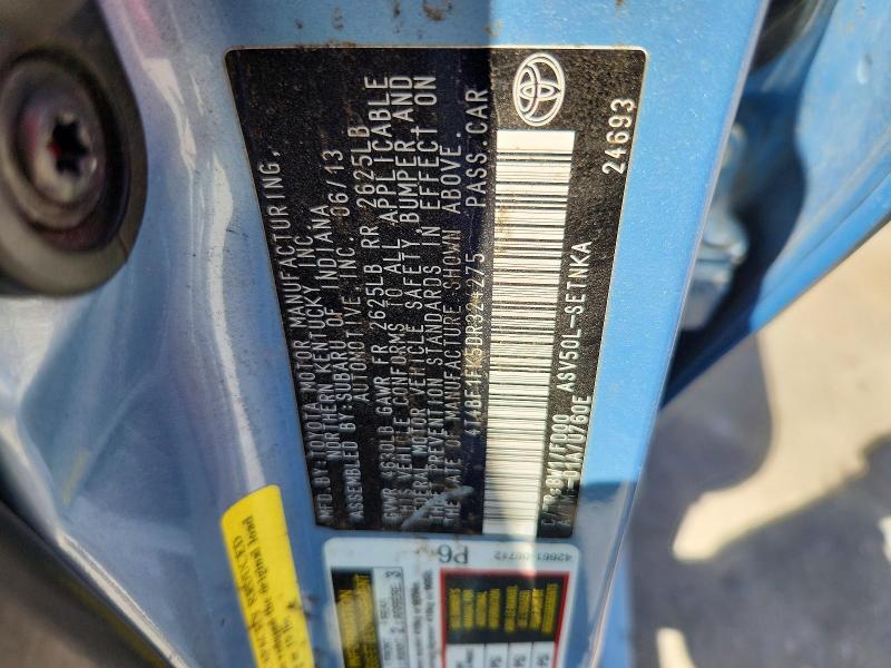 Продажа на аукционе авто 2013 Toyota Camry, vin: 4T4BF1FK5DR324275, номер лота: 62826366