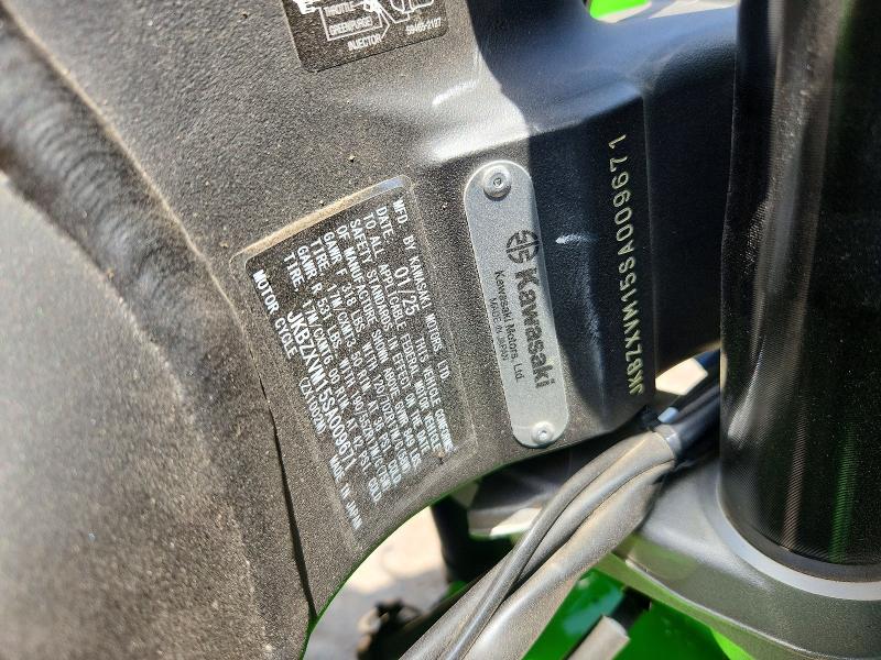 Aukcja sprzedaży 2025 Kawasaki Zx1002, vin: JKBZXVM15SA009671, numer aukcji: 59135506