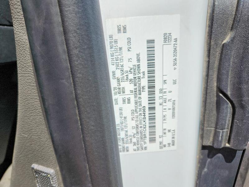 61025446 :رقم المزاد ، 1FTBR1C82LKB44969 vin ، 2020 Ford Transit مزاد بيع