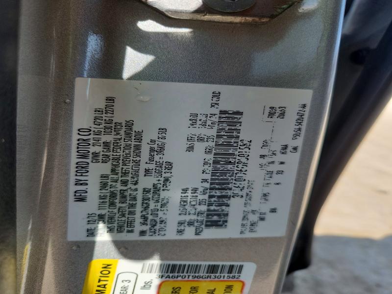 Продажа на аукционе авто 2016 Ford Fusion, vin: 3FA6P0T96GR301582, номер лота: 61701526