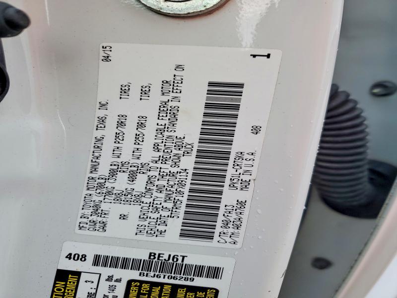 Продаж на аукціоні авто 2015 Toyota Tundra, vin: 5TFRM5F10FX091134, номер лоту: 61697256
