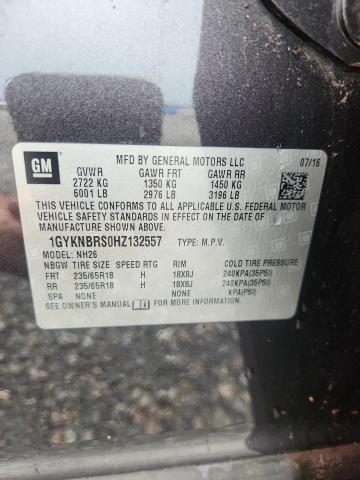 2017 Cadillac Xt5 მანქანა იყიდება აუქციონზე, vin: 1GYKNBRS0HZ132557, აუქციონის ნომერი: 61915836