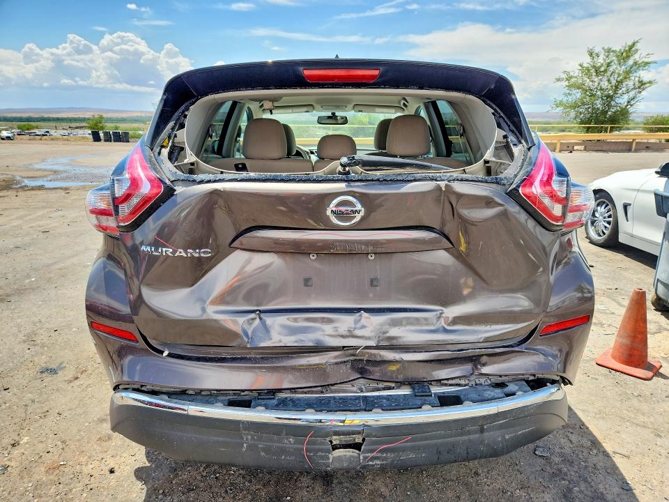 61298486 :رقم المزاد ، 5N1AZ2MG3FN260834 vin ، 2015 Nissan Murano مزاد بيع