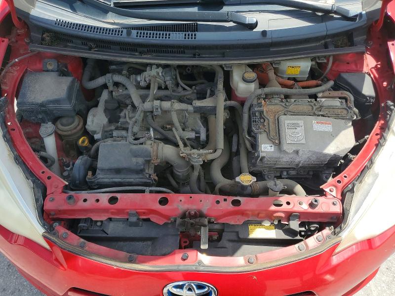 61755956 :رقم المزاد ، JTDKDTB34D1537217 vin ، 2013 Toyota Prius C مزاد بيع