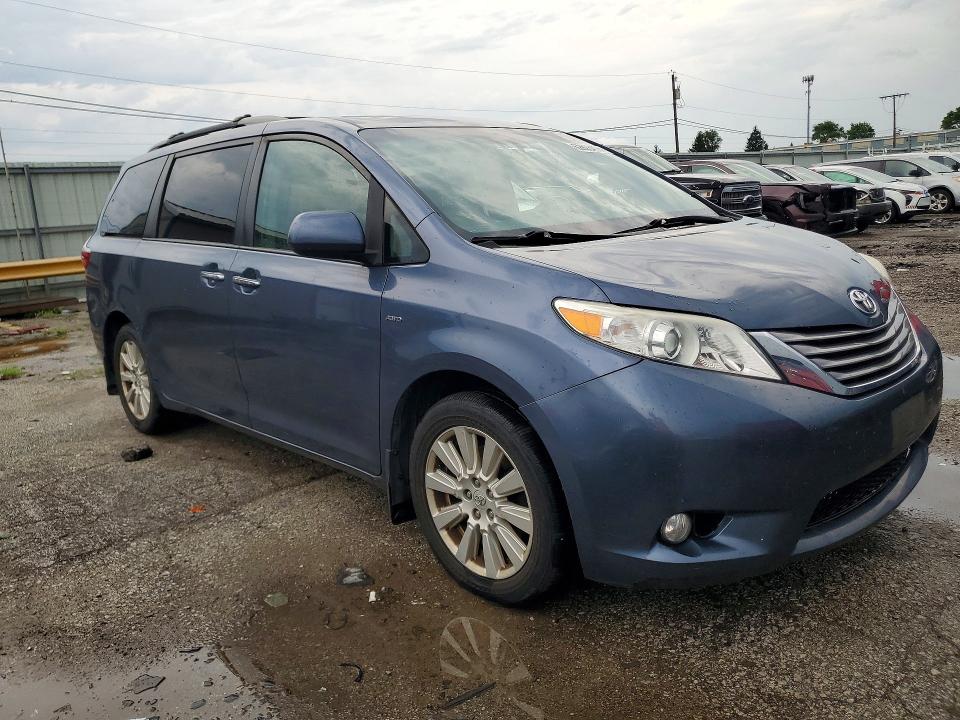 2017 Toyota Sienna მანქანა იყიდება აუქციონზე, vin: 5TDDZ3DC4HS180072, აუქციონის ნომერი: 62628416