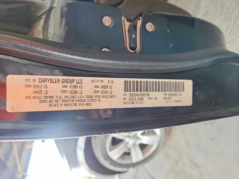 61123086 :رقم المزاد ، 1B3CB3HA1AD581798 vin ، 2010 Dodge Caliber مزاد بيع