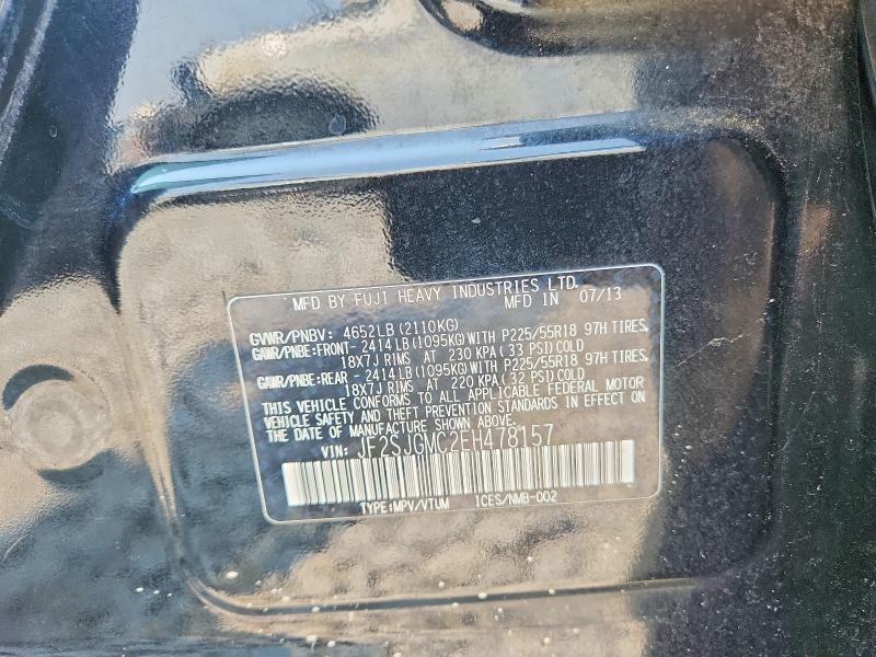 Aukcja sprzedaży 2014 Subaru Forester, vin: JF2SJGMC2EH478157, numer aukcji: 63005576
