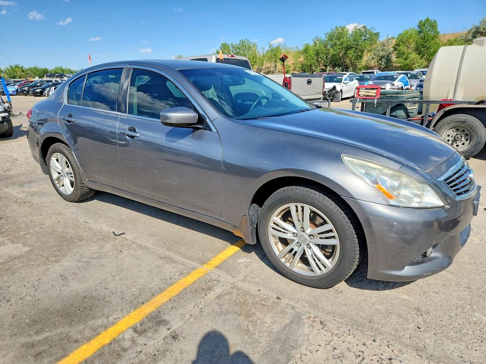 2011 Infiniti G25 Sedan მანქანა იყიდება აუქციონზე, vin: JN1DV6AR3BM651835, აუქციონის ნომერი: 61211626