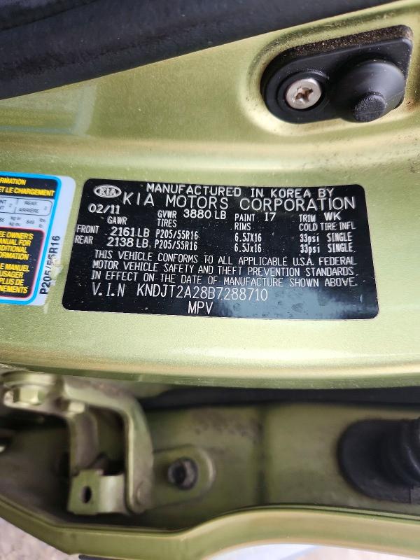 Продаж на аукціоні авто 2011 Kia Soul, vin: KNDJT2A28B7288710, номер лоту: 59690846