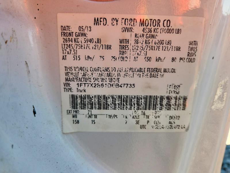 Продажа на аукционе авто 2013 Ford F250, vin: 1FT7X2B61DEB47735, номер лота: 61997066