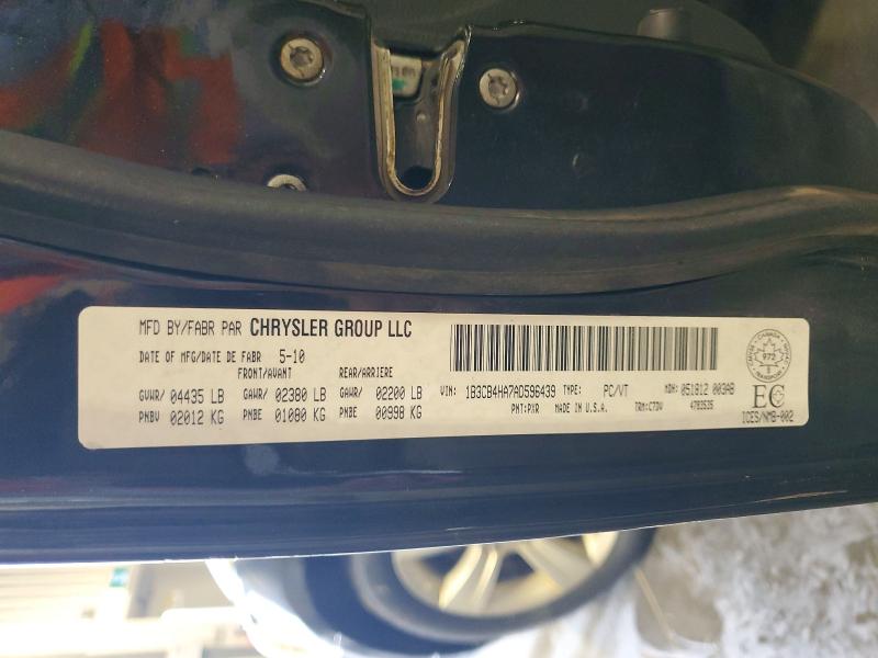Продаж на аукціоні авто 2010 Dodge Caliber, vin: 1B3CB4HA7AD596439, номер лоту: 62211166