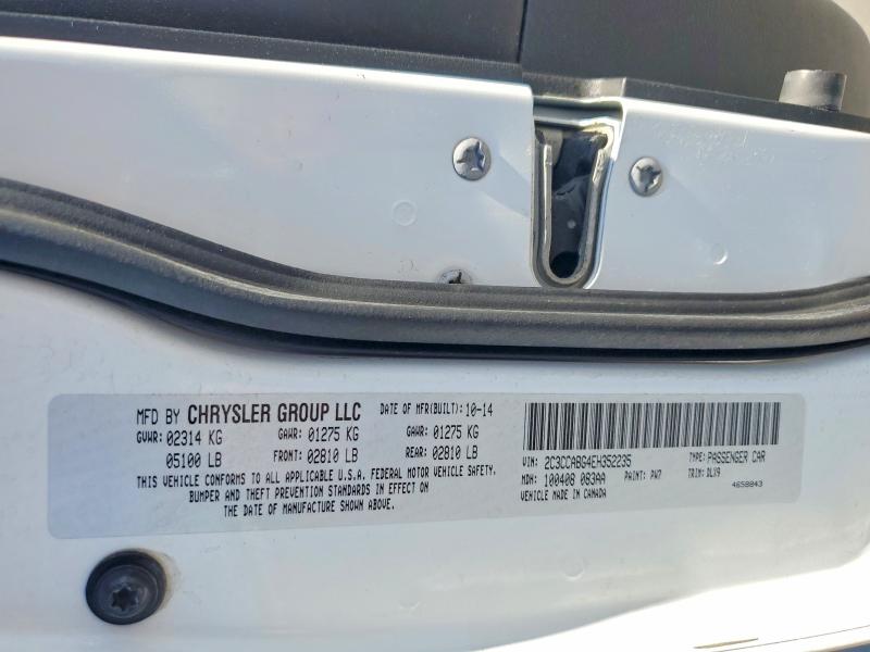 Aukcja sprzedaży 2014 Chrysler 300, vin: 2C3CCABG4EH352235, numer aukcji: 62970776