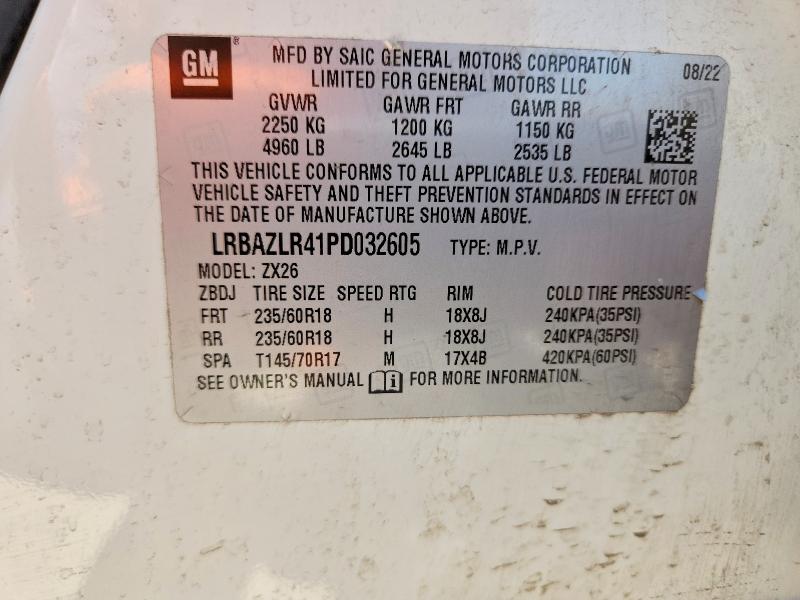 Продаж на аукціоні авто 2023 Buick Envision, vin: LRBAZLR41PD032605, номер лоту: 63390226