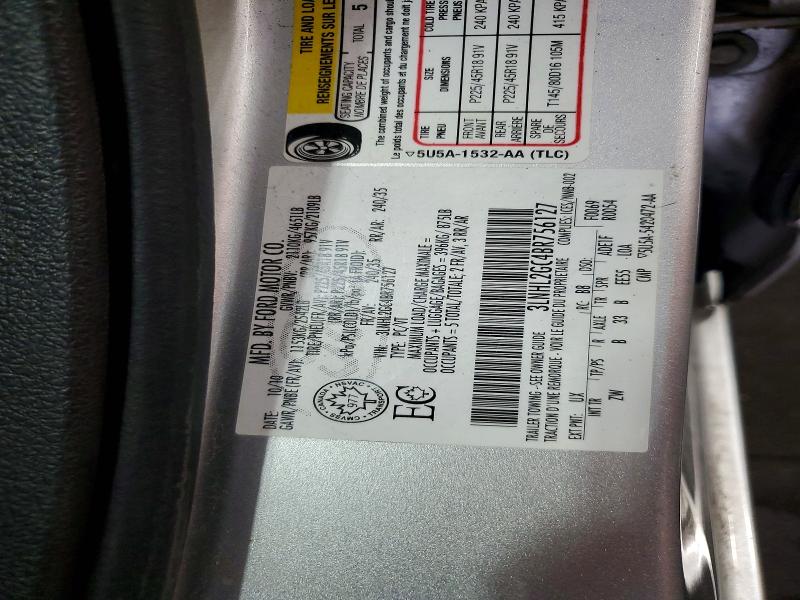 63141956 :رقم المزاد ، 3LNHL2GC4BR756127 vin ، 2011 Lincoln Mkz مزاد بيع