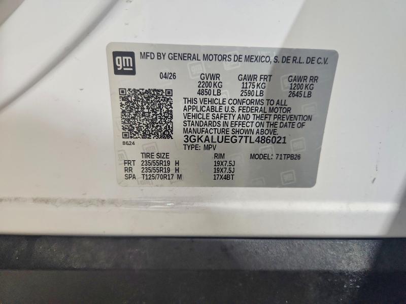 Продажа на аукционе авто 2026 Gmc Terrain, vin: 3GKALUEG7TL486021, номер лота: 61064336