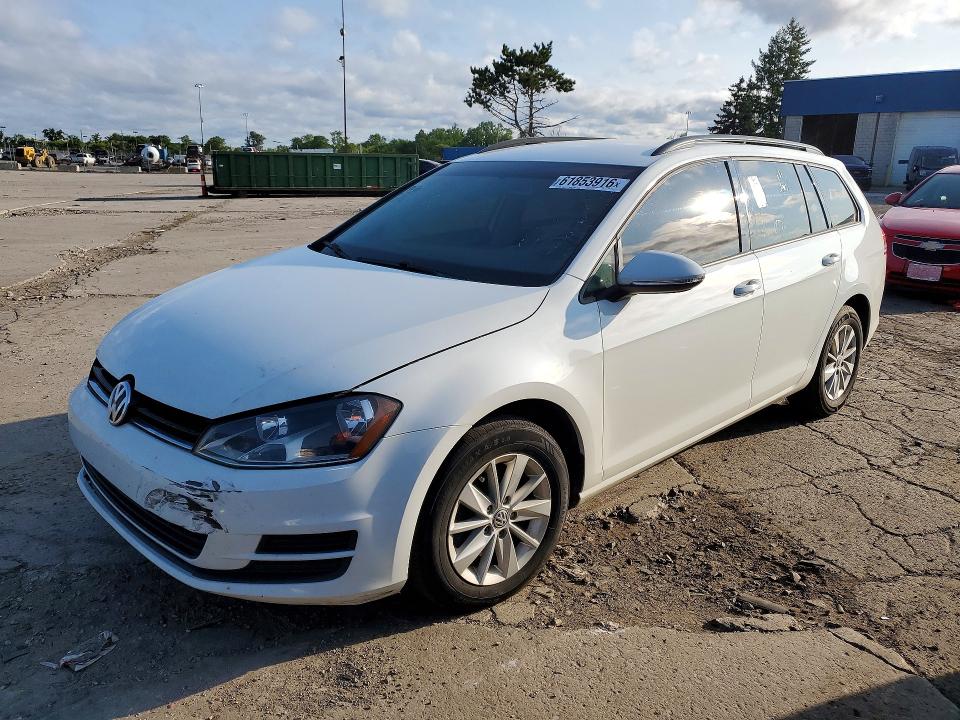 2017 Volkswagen Golf Sportwagen მანქანა იყიდება აუქციონზე, vin: 3VWC17AU0HM536800, აუქციონის ნომერი: 61853916