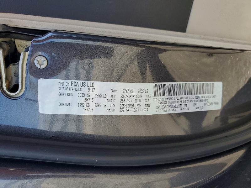 Продажа на аукционе авто 2018 Chrysler Pacifica, vin: 2C4RC1BG8JR112356, номер лота: 61443256